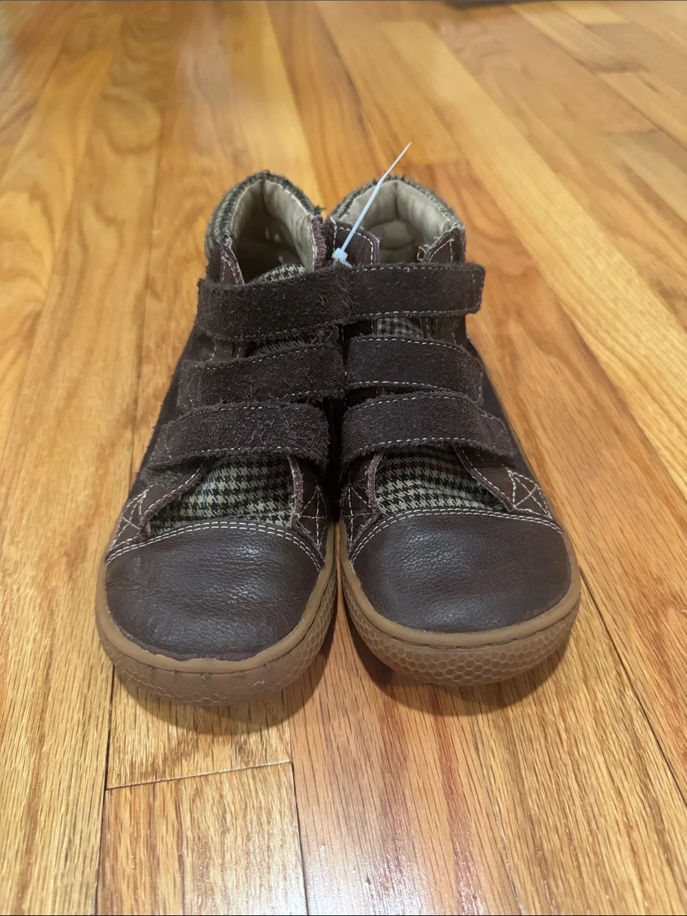 Livie & Luca, Brown Suede Herringbone boots, size 12C